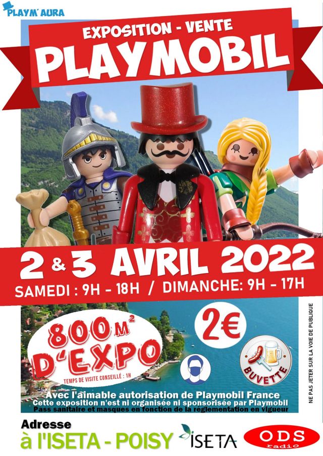 Exposition Playmobil Exposition Vente Playmobil à l'ISEATA de Poisy 2022 à Poisy (74330)