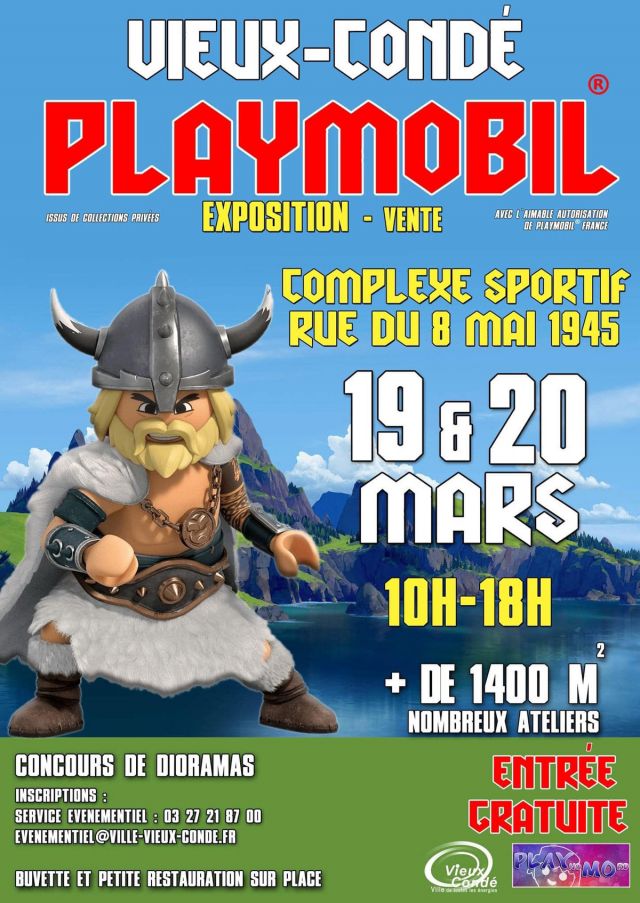 Exposition Playmobil Expositon-Vente Playmobil à Vieux-Condé 2022 à Vieux-Condé (59690)