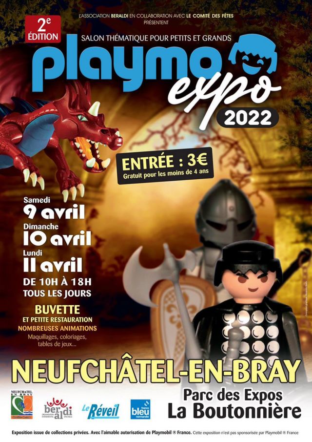 Exposition Playmobil Expo Playmo à Neufchâtel-en-Bray 2022 à Neufchâtel-en-Bray (76270)