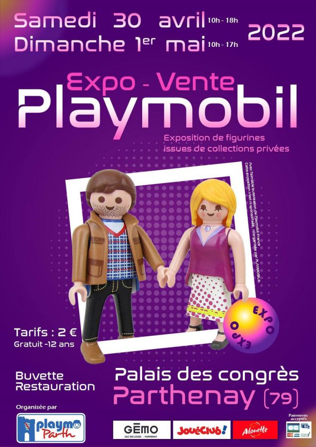 Exposition Playmobil Expo-Vente Playmobil à Parthenay 2022 à Parthenay (79200)
