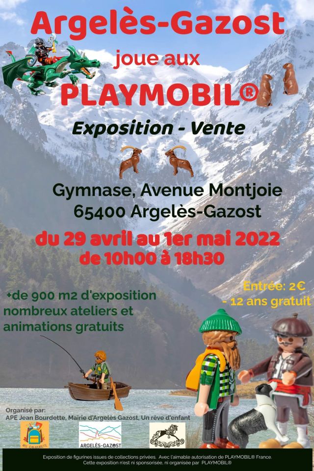 Exposition Playmobil Expo Playmobil Argelès-Gazost joue aux Playmobil 2022 à Argelès-Gazost (65400)
