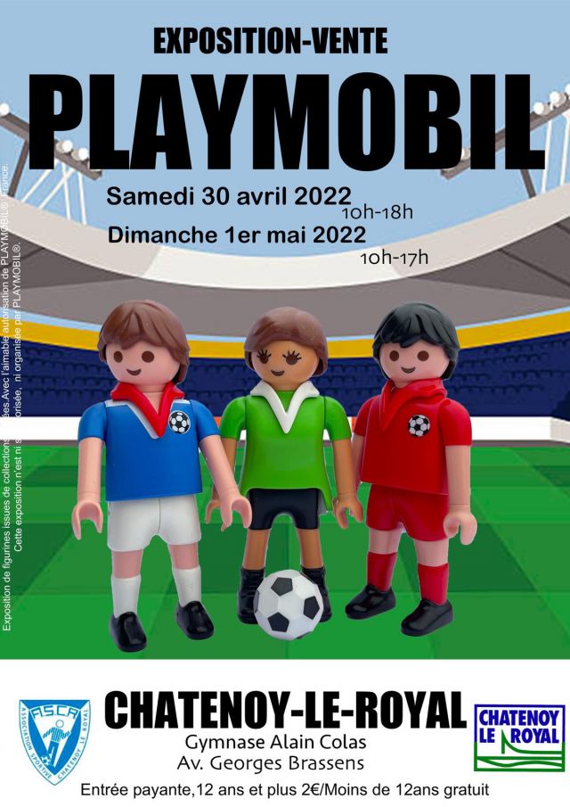 Exposition Playmobil Exposition-Vente Playmobilà Chatenoy-Le-Royal 2022 à Chatenoy-Le-Royal (71880)