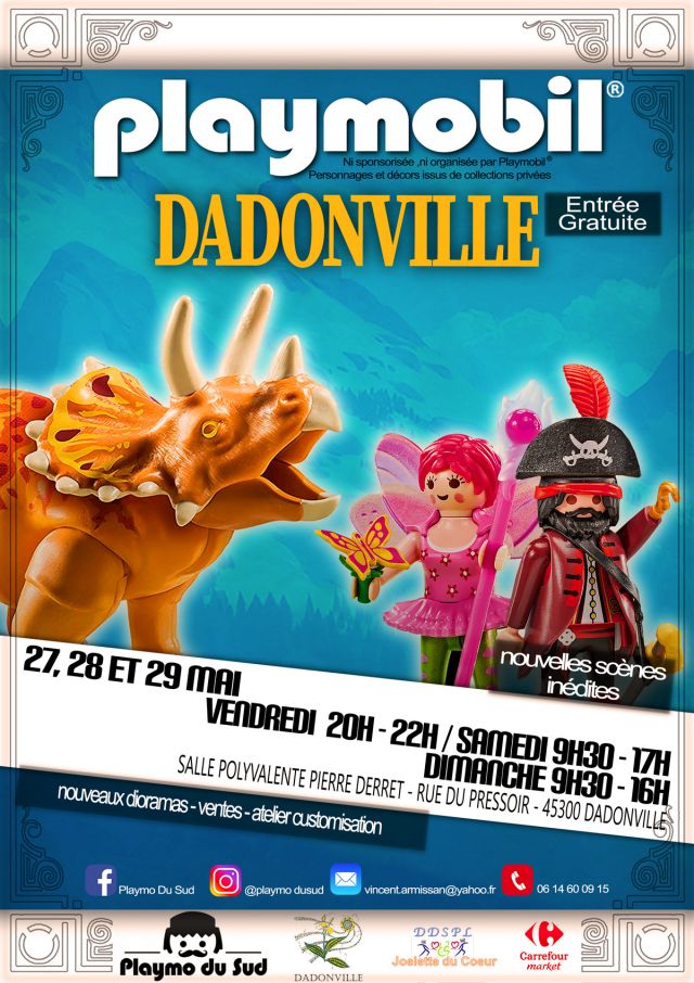 Exposition Playmobil Exposition Playmobil à Dadonville 2022 à Dadonville (45300) Exposition Playmobil Exposition Playmobil à Dadonville 2022 à Dadonville (45300)