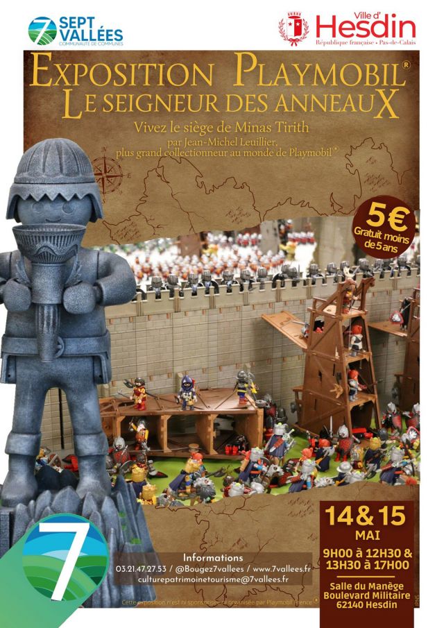 Exposition Playmobil Exposition Playmobil Le seigneur des anneaux 2022 à Hesdin (62140)