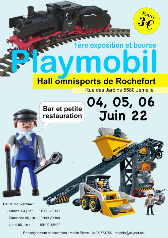 Exposition Playmobil 1ère Exposition et bourse Playmobil à Jemelle à Jemelle (5580)