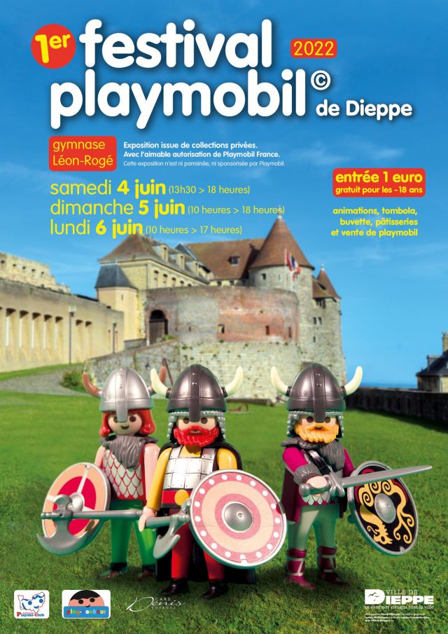 Exposition Playmobil 1er Festival Playmobil de Dieppe 2022 à Dieppe (76200)