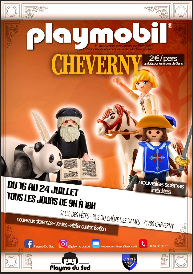 Exposition Playmobil Exposition Playmobil à Cheverny 2022 à Cheverny (41700) Exposition Playmobil Exposition Playmobil à Cheverny 2022 à Cheverny (41700)