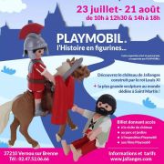 Exposition Playmobil Vernou-sur-Brenne (37210) - Exposition Playmobil "L'Histoire en figurines" 2022