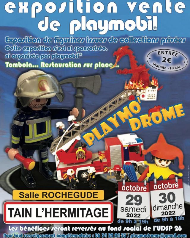 Exposition Playmobil Exposition vente de Playmobil à Tain l'Hermitage 2022 à Tain-l'Hermitage (26600)