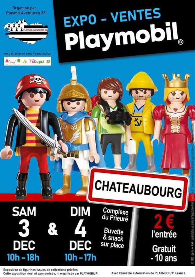 Exposition Playmobil Expo-Ventes Playmobil à Chateaubourg 2022 à Chateaubourg (35220)