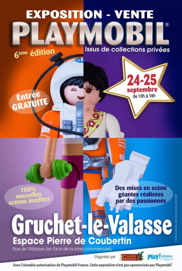Exposition Playmobil Exposition Vente Playmobil 6ème édition à Gruchet-le-Valasse 2022 à Gruchet-le-Valasse (76210)