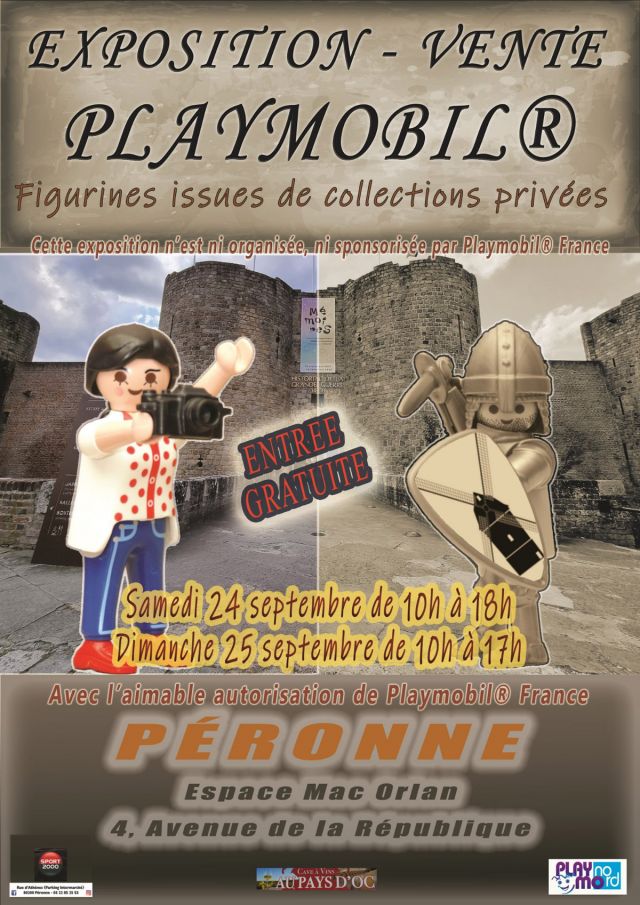 Exposition Playmobil Exposition-Vente Playmobil à Péronne 2022 à Péronne (80200)