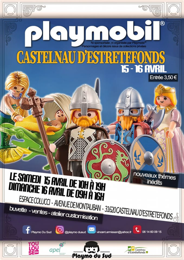 Exposition Playmobil Exposition Playmobil à Castelnau d'Estretefonds 2023 à Estretefonds (31620)