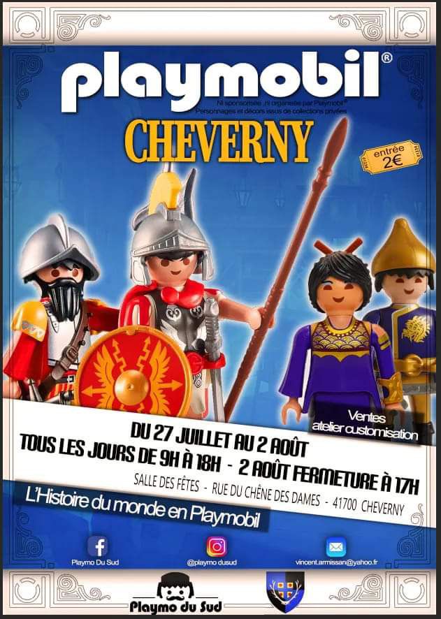 Exposition Playmobil Exposition Playmobil à Cheverny 2023 à Cheverny (41700) Exposition Playmobil Exposition Playmobil à Cheverny 2023 à Cheverny (41700)