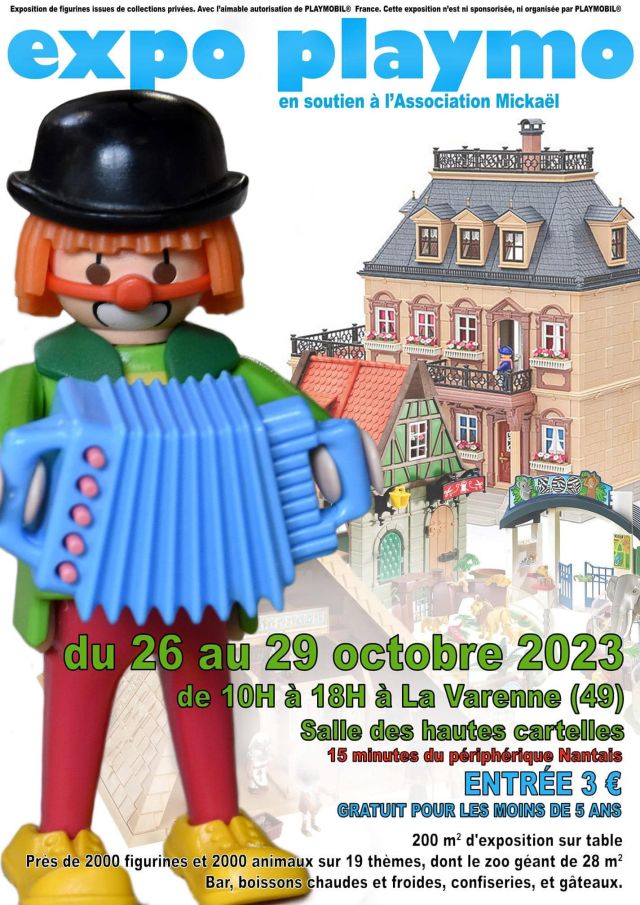 Exposition Playmobil Expo Playmo à La Varenne (49270)