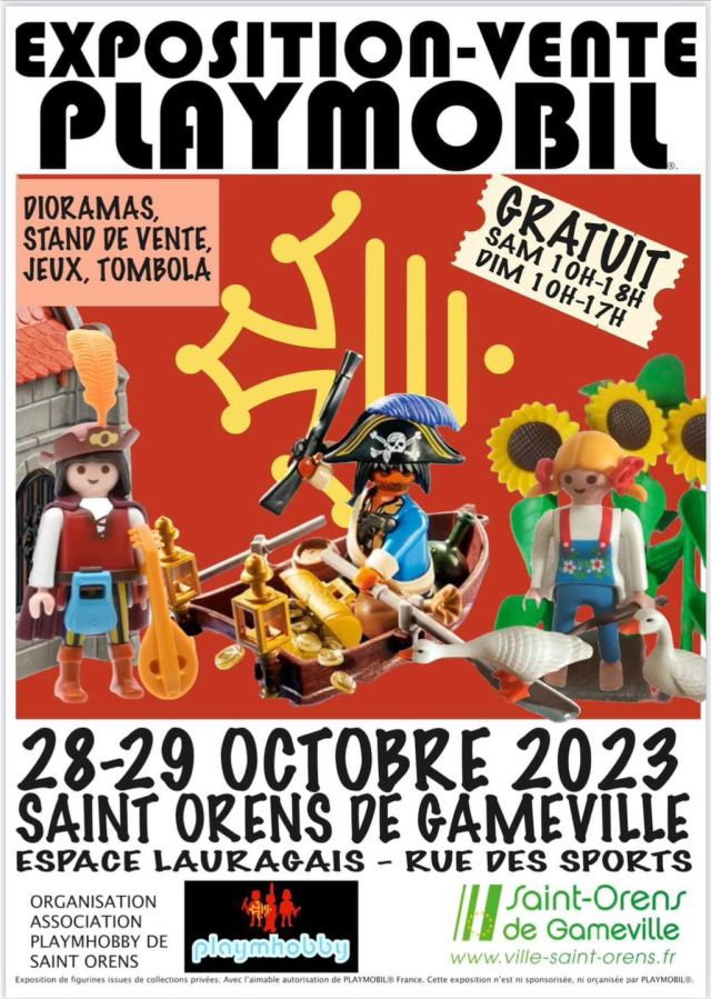 Exposition Playmobil Exposition-Vente Playmobil à Saint-Orens-de-Gameville (31650)