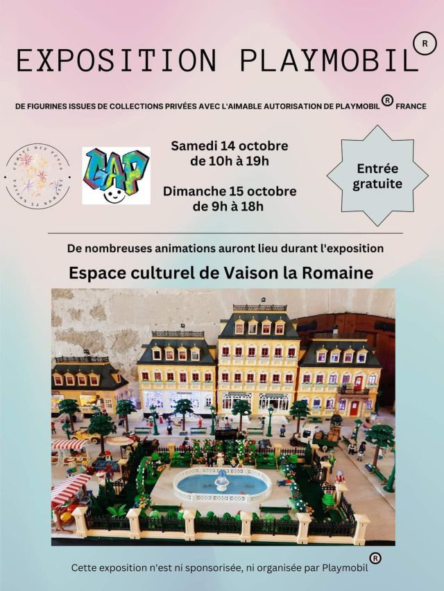 Exposition Playmobil Exposition Playmobil à Vaison-la-Romaine (84110)
