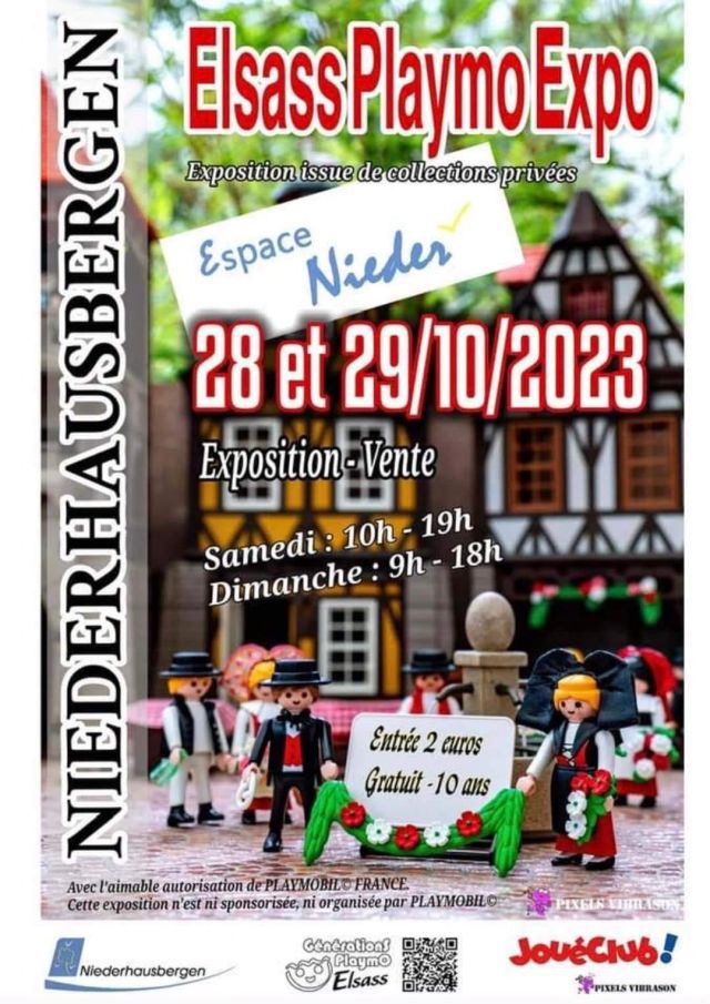 Exposition Playmobil Elsass Playmo Expo à Niederhausbergen (67207) Exposition Playmobil Elsass Playmo Expo à Niederhausbergen (67207)