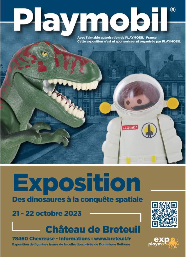 Exposition Playmobil Des dinosaures à la conquête spatiale à Chevreuse (78460)