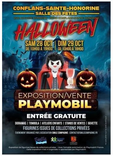 Exposition Playmobil Halloween Playmobil à Conflans-Sainte-Honorine (78700)