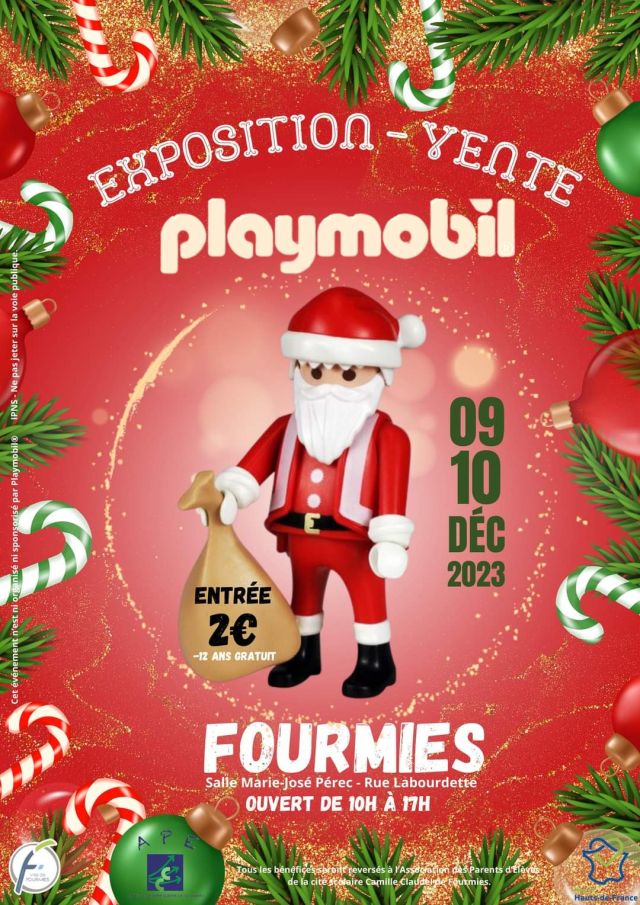 Exposition Playmobil Expo - Vente Playmobil à Fourmies (59610)