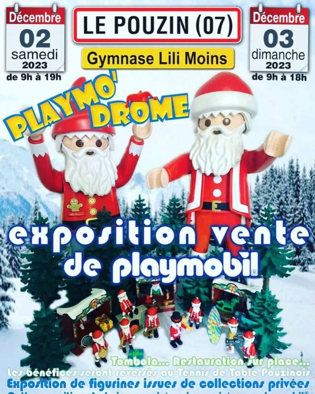 Exposition Playmobil Expo - Vente Playmobil à Le Pouzin (07250) Exposition Playmobil Expo - Vente Playmobil à Le Pouzin (07250)