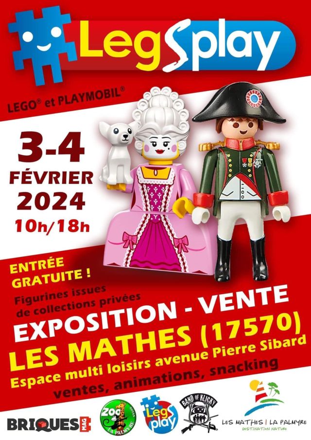 Exposition Playmobil LEGsPlay à Les Mathes (17570) Exposition Playmobil LEGsPlay à Les Mathes (17570)
