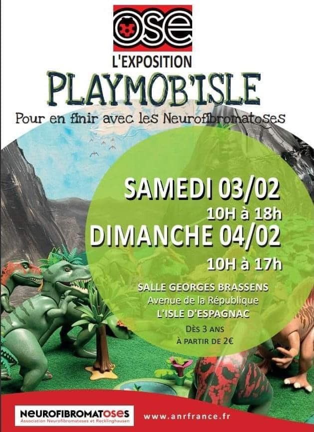 Exposition Playmobil Exposition Playmob'isle 2024 à L'Isle-d'Espagnac (16340)