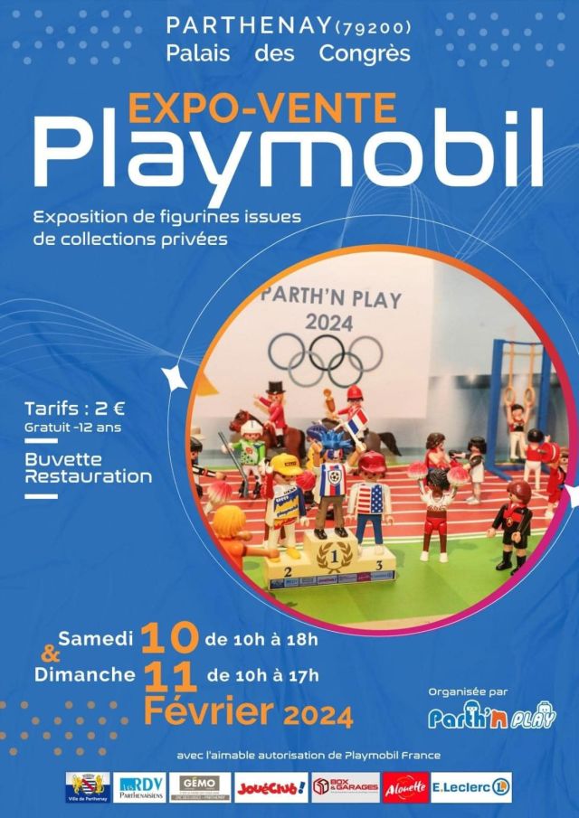 Exposition Playmobil Exposition - Vente Playmobil Parthenay 2024 à Parthenay (79200)