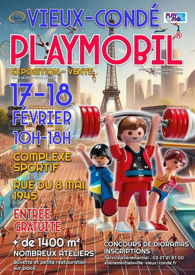 Exposition Playmobil Expositon-Vente Playmobil à Vieux-Condé 2024 à Vieux-Condé (59690)