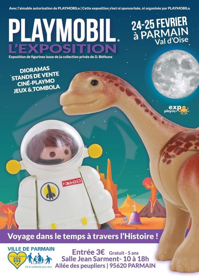 Exposition Playmobil Expositon Playmobil Parmain 2024 à Parmain (95620) Exposition Playmobil Expositon Playmobil Parmain 2024 à Parmain (95620)