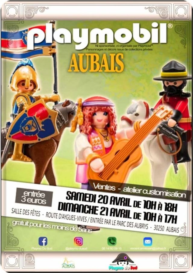 Exposition Playmobil Expo-Vente Playmobil à Aubais 2024 à Aubais (30250)