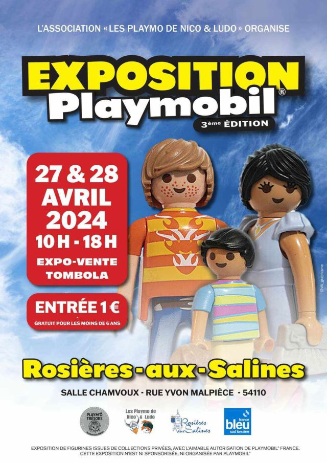 Exposition Playmobil Exposition Playmobil à Rosières-aux-Salines 2024 à Rosières-aux-Salines (54110)