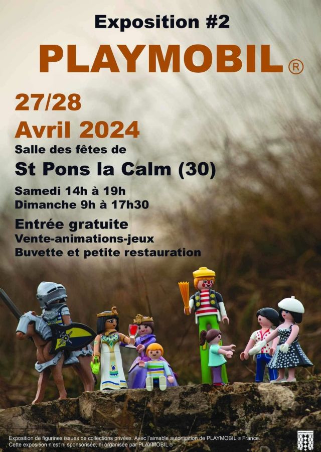 Exposition Playmobil Exposition #2 Playmobil St Pons la Calm 2024 à St Pons la Calm (30330)