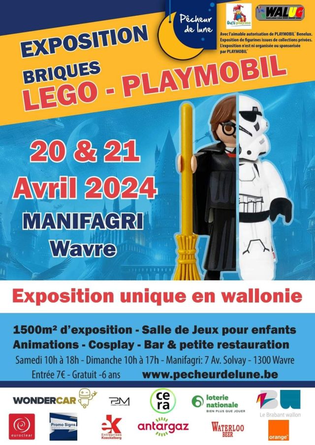 Exposition Playmobil Exposition Briques LEGO - Playmobil à Wavre 2024 à Wavre