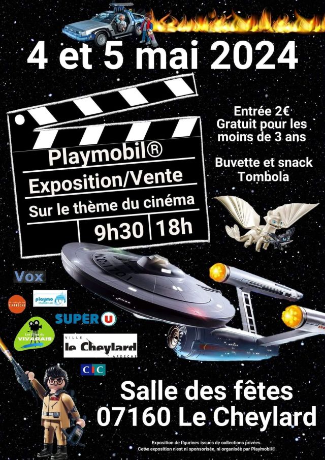 Exposition Playmobil Exposition Vente Playmobil Le Cheylard 2024 à Le Cheylard (07160)