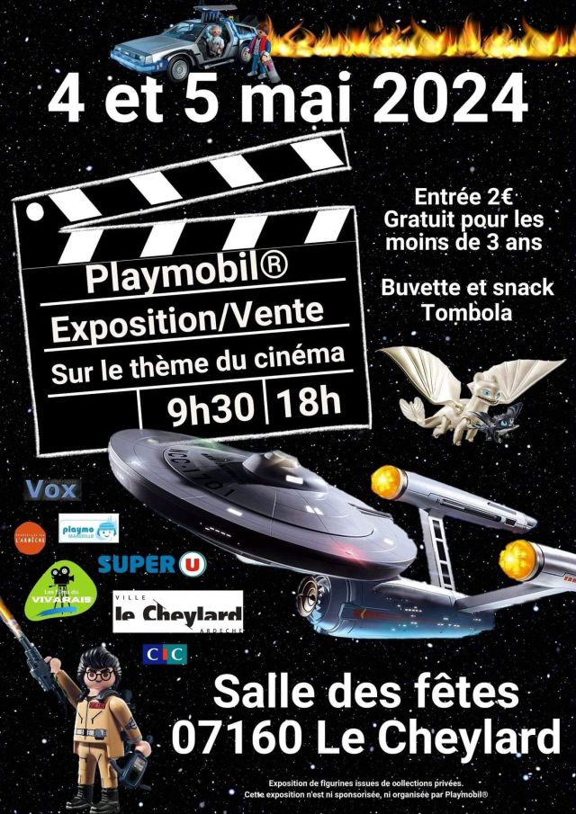 Exposition Playmobil Exposition Vente Playmobil Le Cheylard 2024 à Le Cheylard (07160) Exposition Playmobil Exposition Vente Playmobil Le Cheylard 2024 à Le Cheylard (07160)