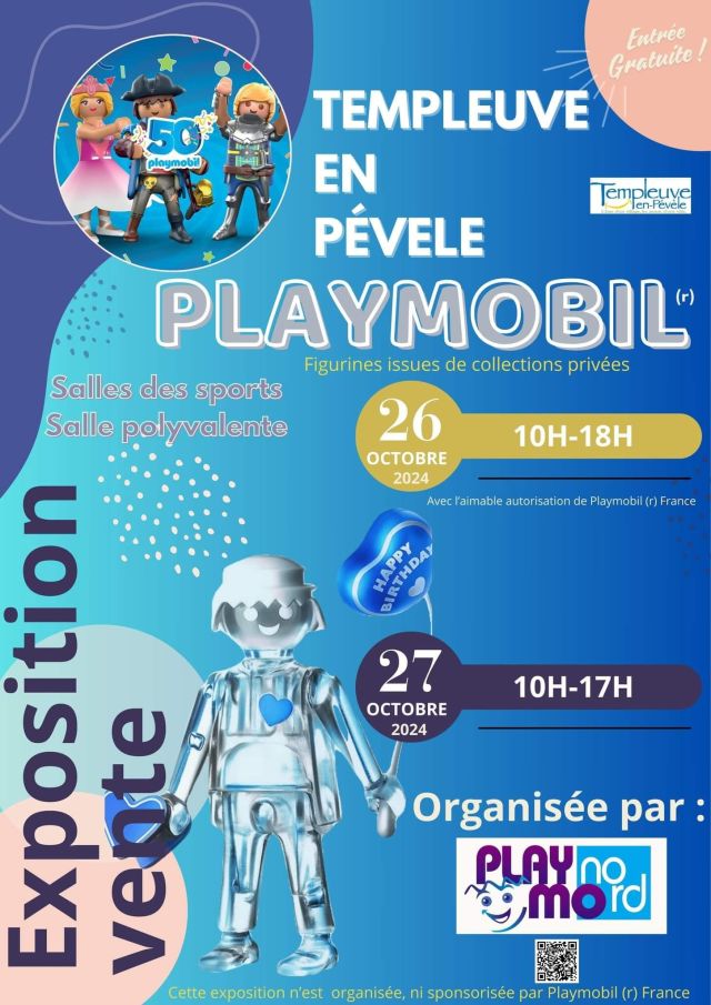 Exposition Playmobil Exposition Vente Playmobil Templeuve-en-Pévèle 2024 à Templeuve-en-Pévèle (59242)