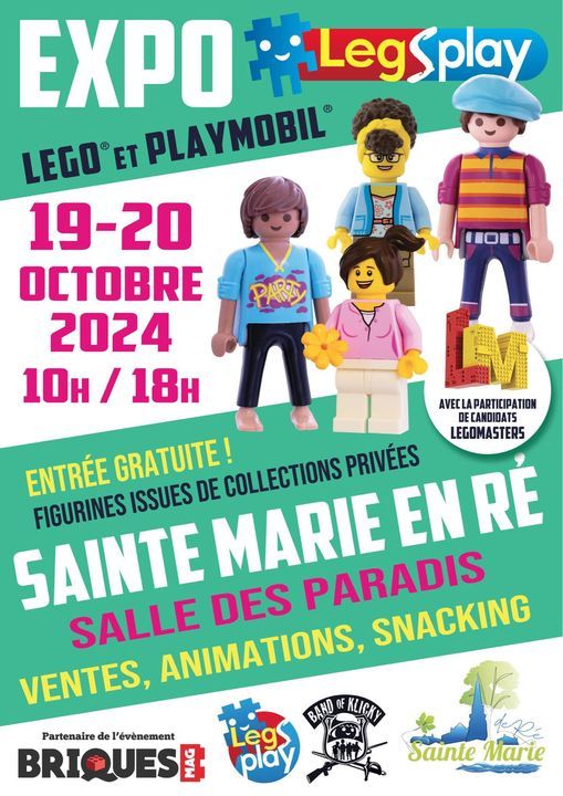 Exposition Playmobil Expo Playmobil LEGO LEGsPlay à Sainte Marie en Ré (17740) Exposition Playmobil Expo Playmobil LEGO LEGsPlay à Sainte Marie en Ré (17740)
