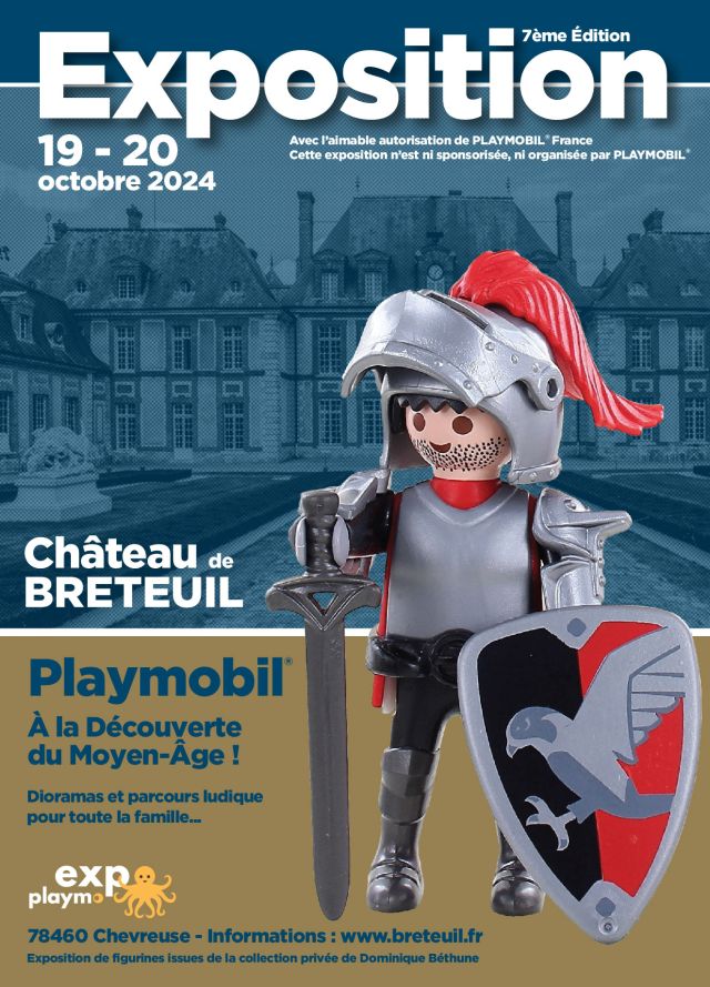 Exposition Playmobil 7ème Exposition Playmobil au Château de Breteuil 2024 à Choisel (78460) Exposition Playmobil 7ème Exposition Playmobil au Château de Breteuil 2024 à Choisel (78460)