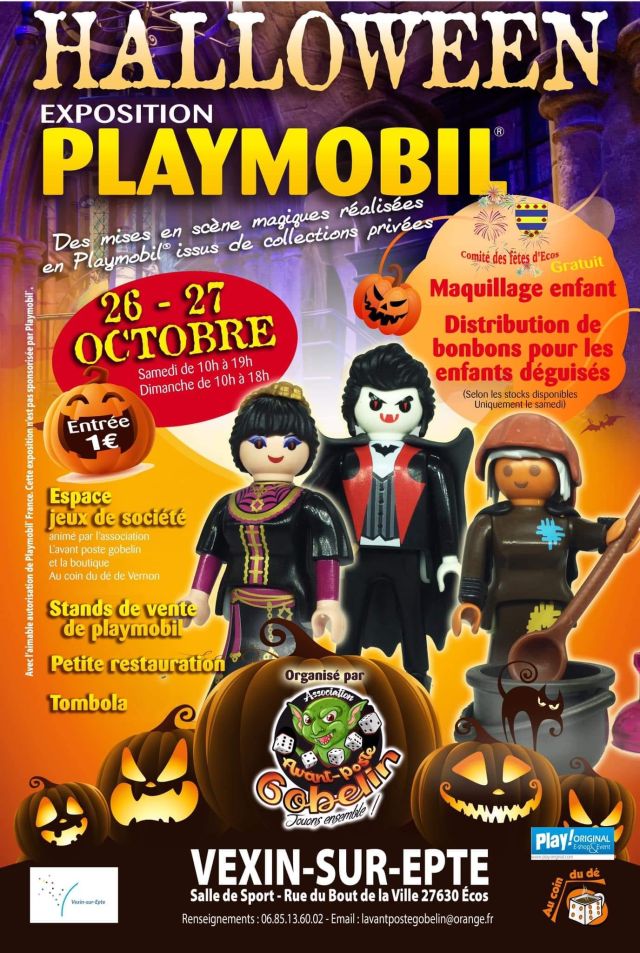 Exposition Playmobil Expo-Vente Playmobil Halloween à Vexin-sur-Epte 2024 à Vexin-sur-Epte (27213)