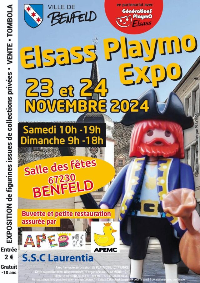 Exposition Playmobil Elsass Playmo Expo 2024 à Niederhausbergen (67207) Exposition Playmobil Elsass Playmo Expo 2024 à Niederhausbergen (67207)