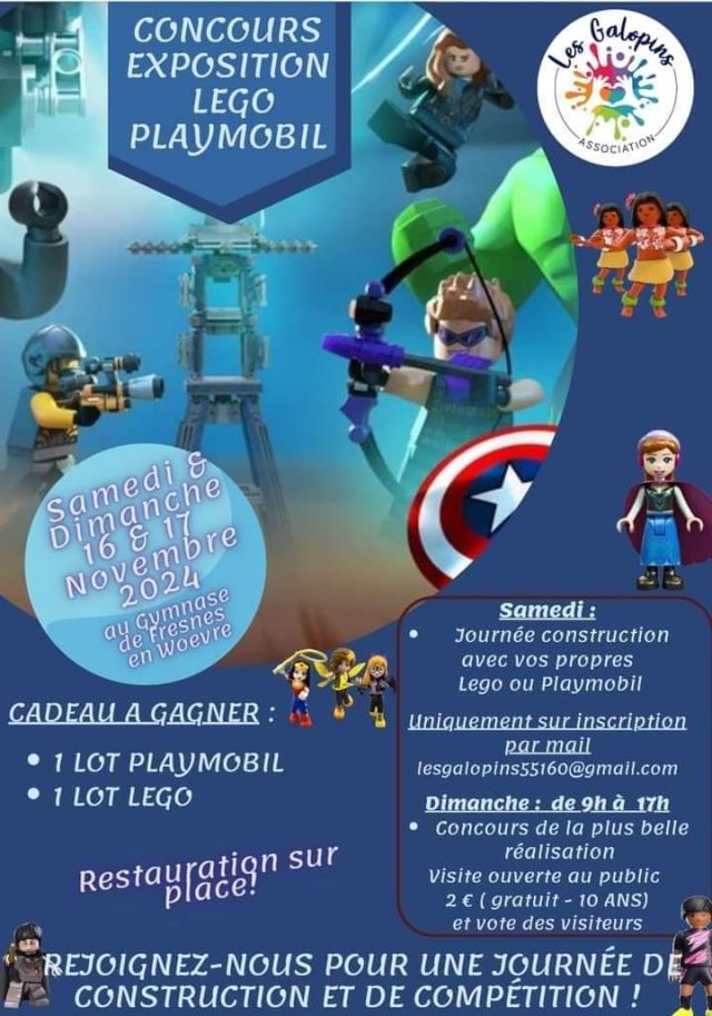 Exposition Playmobil Concours / Exposition Playmobil et Lego à Woevre 2024 à Woevre (55160)