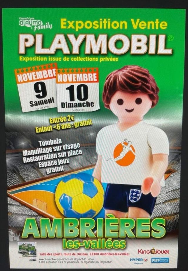 Exposition Playmobil Exposition Vente Playmobil à Ambrières les-vallées 2024 à Ambrières les-vallées (53300) Exposition Playmobil Exposition Vente Playmobil à Ambrières les-vallées 2024 à Ambrières les-vallées (53300)