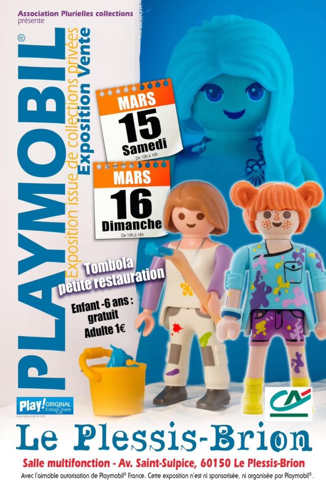 Exposition Playmobil Exposition Vente Playmobil à Le Plessis-Brion 2025 à Le Plessis-Brion (60150)