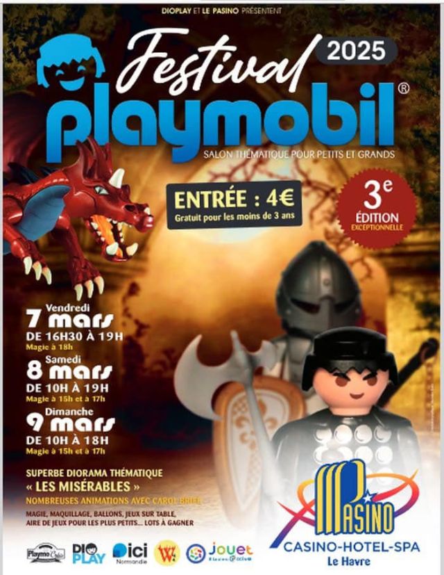 Exposition Playmobil Festival Playmobil Le Havre 2025 à Le Havre (76600) Exposition Playmobil Festival Playmobil Le Havre 2025 à Le Havre (76600)