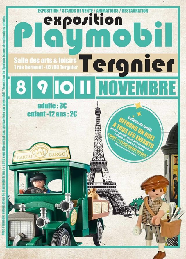 Exposition Playmobil Exposition Playmobil à Tergnier 2025 à Tergnier (02700) Exposition Playmobil Exposition Playmobil à Tergnier 2025 à Tergnier (02700)
