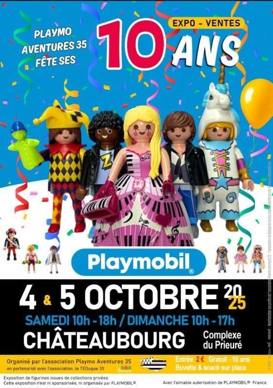 Exposition Playmobil Expo-Ventes Playmobil à Chateaubourg 2025 à Chateaubourg (35220)