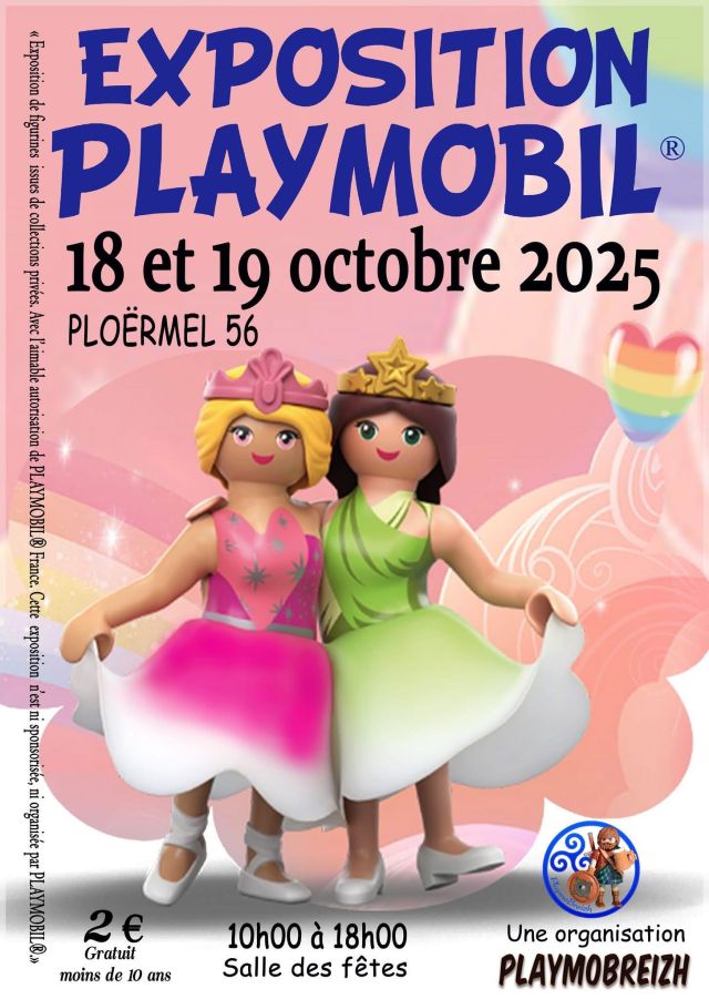 Exposition Playmobil Exposition Playmobil à Ploermel 2025 à Ploermel (56800) Exposition Playmobil Exposition Playmobil à Ploermel 2025 à Ploermel (56800)