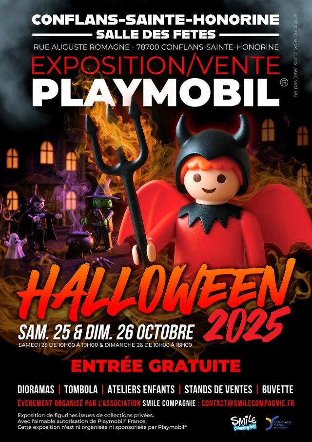 Exposition Playmobil Expo-Ventes Playmobil Halloween à Conflant-saint-honorine 2025 à Conflant-saint-honorine (78172)